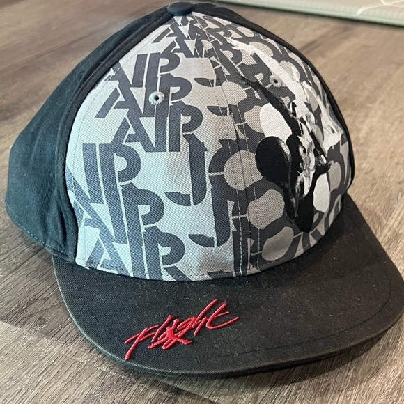 Rare Air Jordan Flight 7 1/8 23 Chicago Bulls Basketball Hat Fitted Cap VTG - Picture 2 of 9